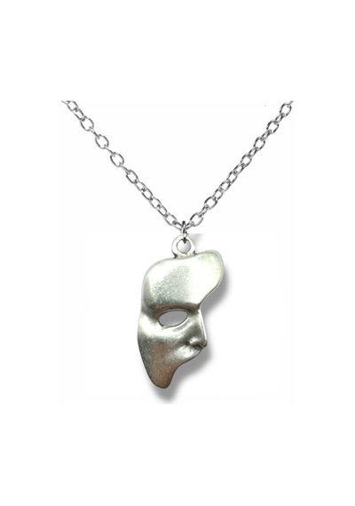 The Phantom Of The Opera Unisex Kolye 60 Cm Zincirli, Maske Figürlü Sanatsal Tasarım Çok renkli