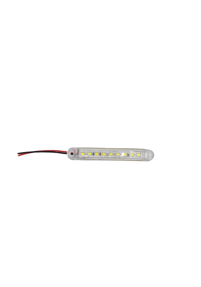 10 Adet Beyaz Parmak Lamba 9 Led 12v 24v