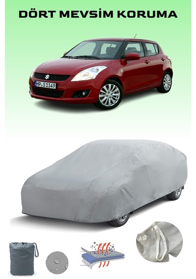 Suzukı Swift 5 Kapılı 2010 - 2014 Araba Brandası Oto Branda Gri