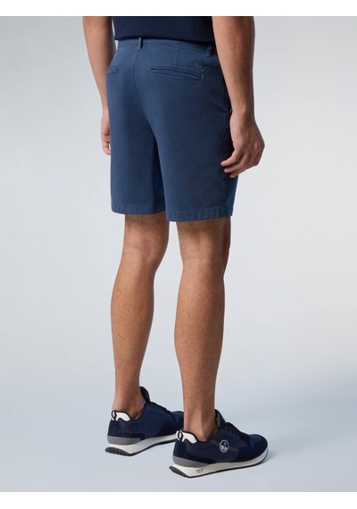 North Sails Star Regular Fit Chino Erkek Şort-33512 Koyu Mavi