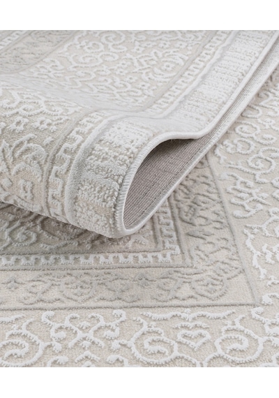 Elvey Home 7105 Krem Modern Desen Doğal Taban Koridor Mutfak Çocuk Oturma Odası Salon Halı Yolluk 7105kemik