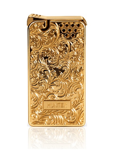 Premium Gold Gaz Dolumlu Metal Gövdeli Kapaklı Şık Model Turuncu