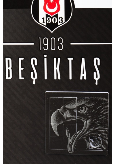 X Dekomus Lisanslı Beşiktaş Özel Tasarım Puzzle Figürlü Spiralli A5 Defter 80 Yaprak Altın