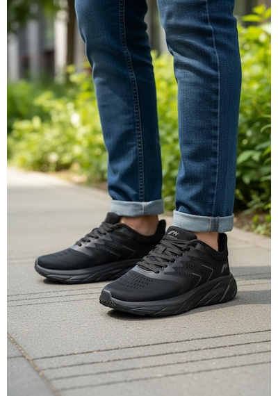 Tuğba Ortopedi 4302 Erkek Rahat Sneaker Siyah