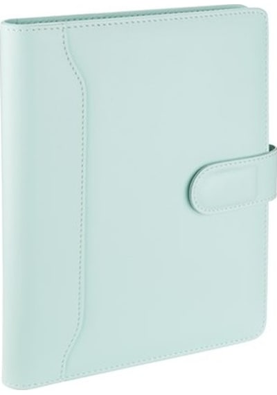 Organizer Ajanda Tarihsiz Kareli 20x26 CM - Su Yeşili