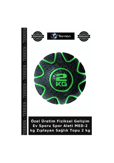 Özel Üretim Fiziksel Gelişim Ev Sporu Spor Aleti Med-2 Kg Zıplayan Sağlık Topu 2 Kg