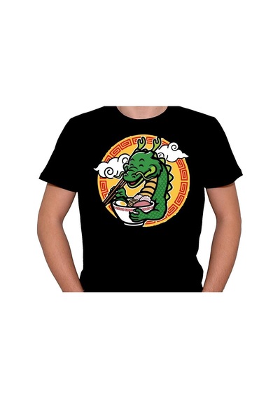 Naruto Ejderha Sushi Anime Dragon Tişört Unisex T-shirt 001