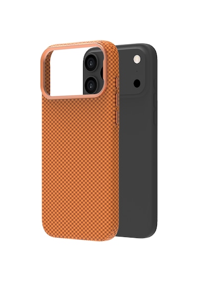 Buff Apple iPhone Uyumlu  17 Pro Max Magsafe Kevlook Kılıf Orange Turuncu