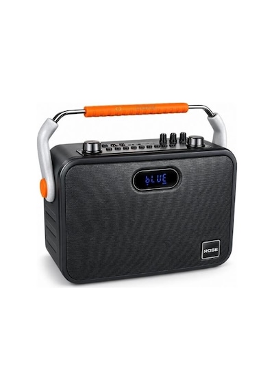 Rose Acoustic Hp-501-ek 150 Watt Kablosuz El Ve Kafa Mikrofonlu Usb-sd-bluetooth Taşınabilir Ses Sistemi