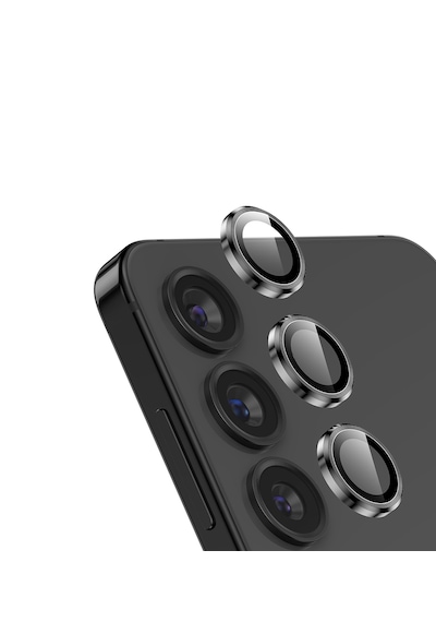 S24 İçin Ipg Prolens Kamera Lens Koruyucu Alüminyum - Uzay Gri