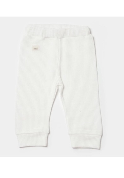 Bibaby Organik Pantolon Waffle Smile Ekru-11302 Ekru