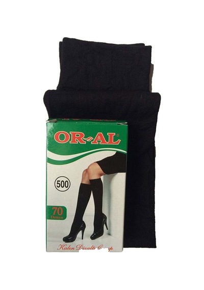 Or-al 12 Li Paket 70 Denye Kalın Mus Dizaltı Çorap-57-ten 001