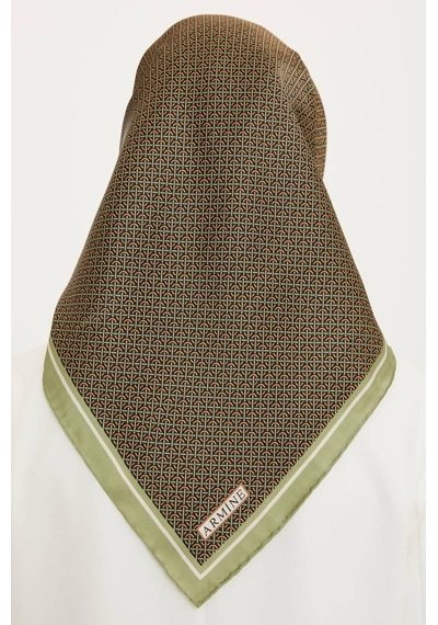 Armine İpek Eşarp Nostalji - 8733-10 Twill - 5634-02