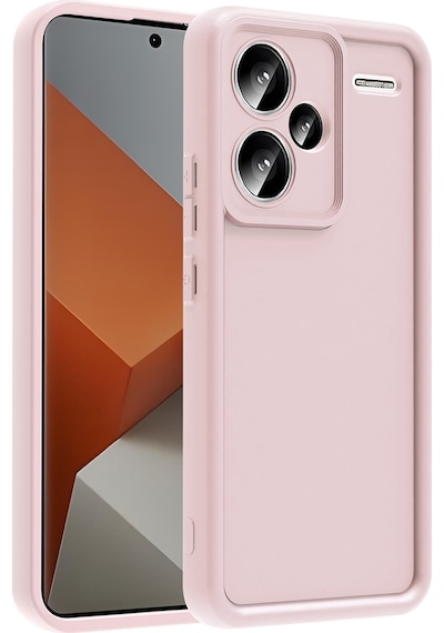 Xiaomi Redmi Note 13 Pro Plus Kılıf Kamera Korumalı Zore Ananas Kapak Pembe