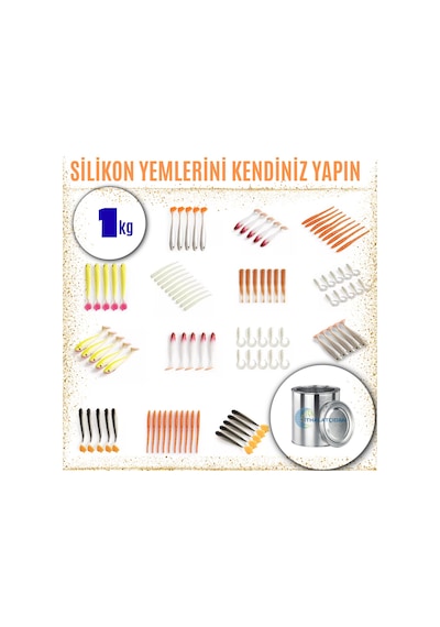 Silikon Balık Yemi Ham Maddesi 25 Shore 1kg