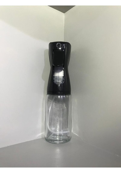 200 Ml Sprey Yağdanlık Cam Şişe Yağ Püskürtücü Siyah Diğer