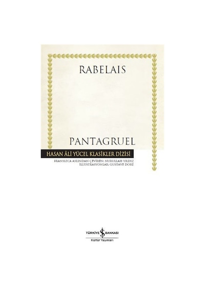 Pantagruel - Rabelais - İş Bankası Kültür Yayınları