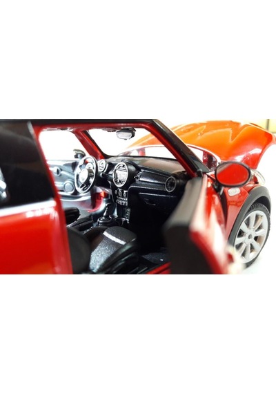 Welly New Mini Hatch Kırmızı-siyah 1/24 Model Araba