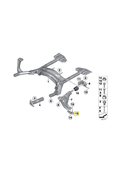 Mini Cooper Uyumlu One Sağ Rotil Oem No 31126772304