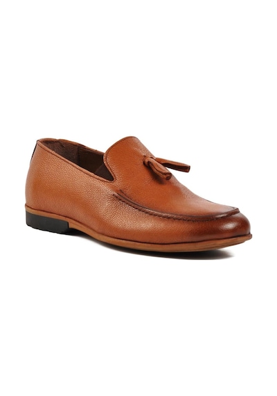 Ayakmod 7105 Taba İçi Dışı Hakiki Deri Erkek Loafer Ayakkabı 001