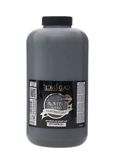 Antrasit Siyah Akrilik Boya, 2 Litre Kullanım Kolaylığı 0,15 L