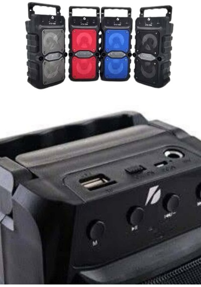 Çift - 721 - Çıkışlı Güçlü Batlı Kablosuz Yüksek Ses Kaliteli - Concepta - Bluetooth Hoparlör