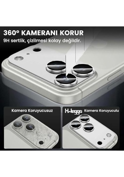 Enfein Apple iPhone Uyumlu 18 Pro İle Uyumlu Cmcov Kamera Lens Koruyucu Kolay Tak Çıkar Ergonomik İnce Tasarım Kırılma Ve Çizilme Önleyici Mavi Sku: Zeusb0hlgb86d7 -