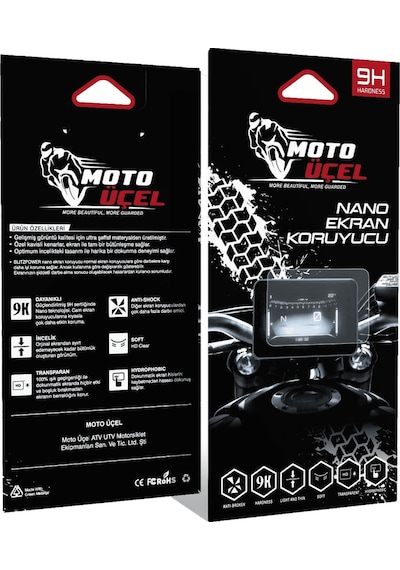 Moto Üçel Tvs Jupiter 125 Uyumlu Nano Ekran Koruyucu