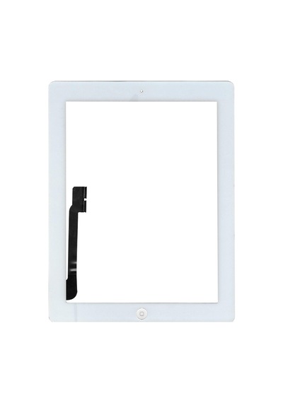 Apple Uyumlu iPad 4 Butonlu Dokunmatik Beyaz