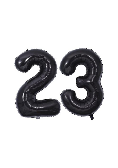 Beysüs Siyah 23 Rakam Folyo Balon Siyah