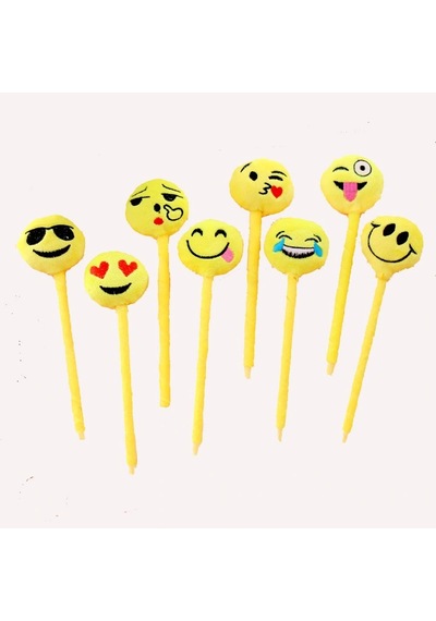 Emoji Kalem Peluşlu Çok Renkli