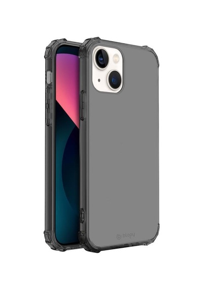 Apple Uyumlu iPhone Blogy 13 Mini İle Crystal Fit Kılıf Smoke Black
