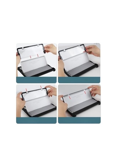Surface Pro 9/10/11 13 İnç Surface Pro Copilot+ Pc Rugged Kılıf 360 Stand, El Kayışı, Omuz Askısı, Darbe Emici Koruma Şeffaf Arka Darbe Emici Standlı Stylus Kalem Tutucu Koruyucu Siyah