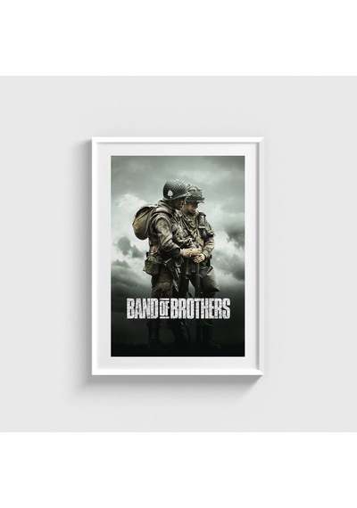 Band Of Brothers Dizi Posteri Tablo Çerçeveli Poster Duvar Dekorasyonu Beyaz Çerçeveli Tablo Beyaz Çerçeveli Tablo Dn11d430beyaz