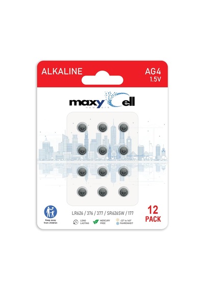 Lexroo 12 Adet Ag4 Lr626 Alkalin Düğme Pil 1,5v Saatler, Oyuncaklar, Araç Kumandaları