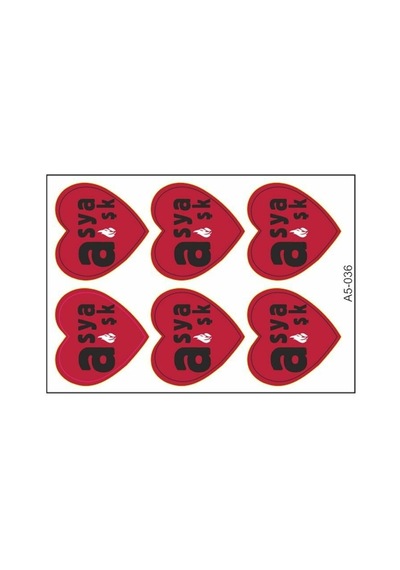 A5 Sticker 048 Tek Paket Çoklu Sticker Standart