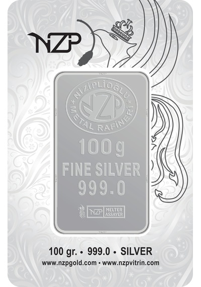 Nzp Gold Gümüş Külçe 100 Gram