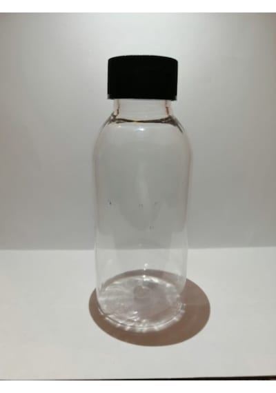100ml Şeffaf Plastik Şişe+siyah Düz Kapak,boş Şişe,medikal Şişe,50 Adet Diğer