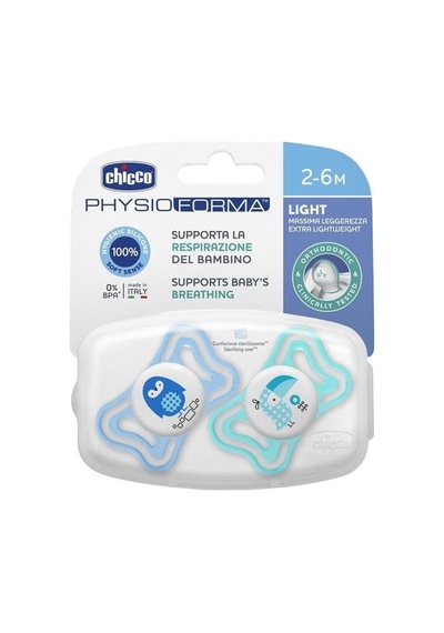 Chicco Pyhsio Light Silikon Emzik 2Li 2-6 Ay Erkek