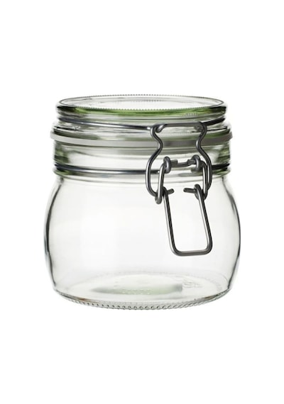 Korken Cam Kilitli Kavanoz 0,5 Lt Saydam