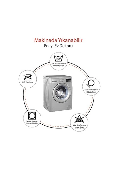 Sevimli Tasarımlı Mikrofiber 2'li Takım Banyo Paspası, Kaymaz Taban, Makinede Yıkanabilir 40x60 50x80 2li