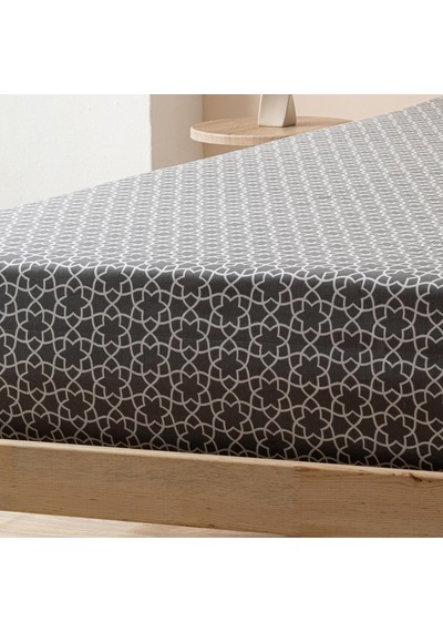Mix & Match Blanj %100 Pamuklu Çift Kişilik 240 X 260 Çarşaf Antrasit