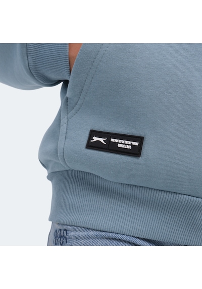 Slazenger LENE Çocuk Kapüşonlu Cepli Mavi Sweatshirt