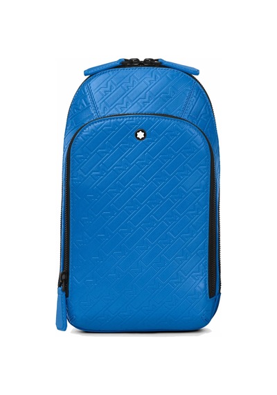 Mont Blanc Montblanc M Gram 4810 Tek Kollu Çanta 130022 Mavi