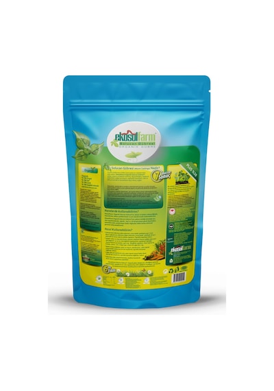 EkosolFarm Solucan Gübresi 1,5 Kg + Ekosolfarm Sıvı Solucan Gübresi 500 Ml