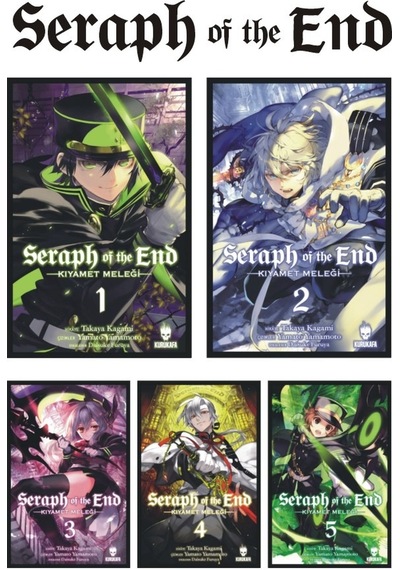 Seraph Of The End-kıyamet Meleği 1-2-3-4-5 Manga Seti Ciltli Kurukafa Yayınevi