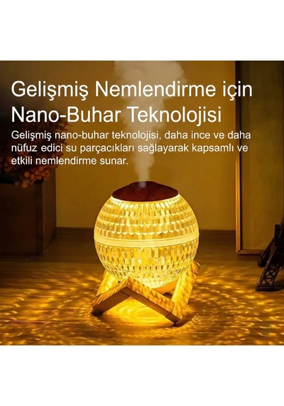 Kristal Top Rgb Hava Nemlendirici
