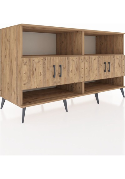 Kronos Konsol 4 Raflı 4 Kapaklı 176x59x99 Çam-çam Çam-çam Kronos Konsol 4 Raflı 4 Kapaklı 176x59x99 Çam-çam Çam-çam
