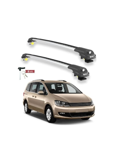 Turtle Volkswagen Sharkan 7n 2010-2020 Ara Atkı Air1 Gri