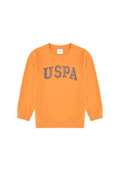 U.S. Polo Assn. Erkek Çocuk Bakır Bisiklet Yaka İnce Sweatshirt 50316527-VR182